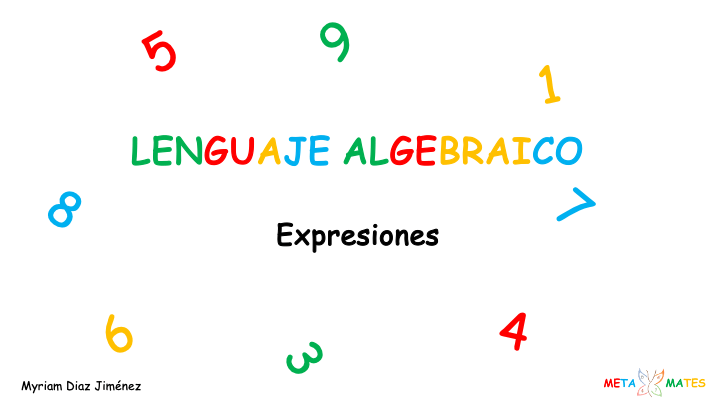 Lenguaje Algebraico-Expresiones