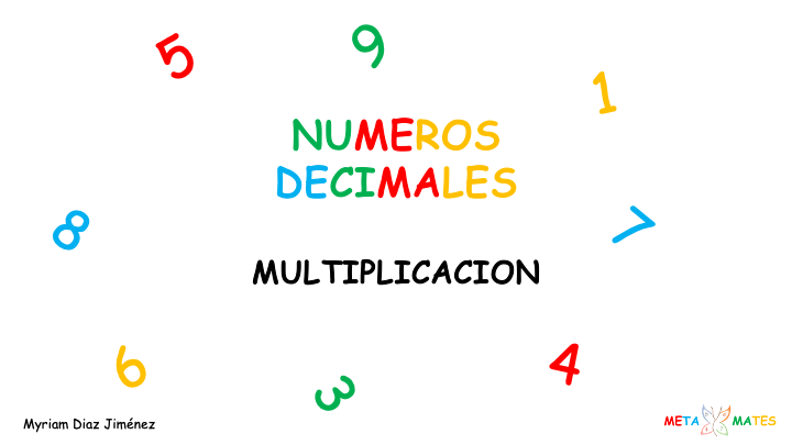 Números Decimales-La multiplicación